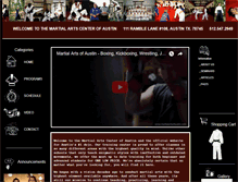 Tablet Screenshot of martialartsofaustin.com